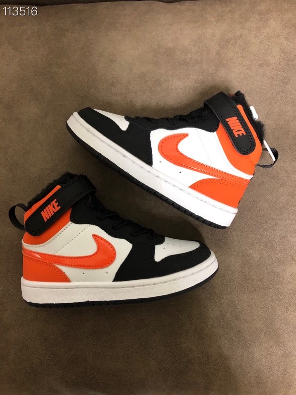 Nike_NIKE COURT BOROUGH MID2 Jun Air Force Gongzhong help boys and children_s sports shoes SIZE_ 22-35 yards-de5b3764